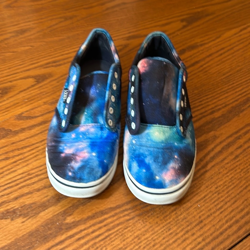 Vans Off The Wall Cosmic Galaxy Sneakers Women’s sz 8. Style #721356